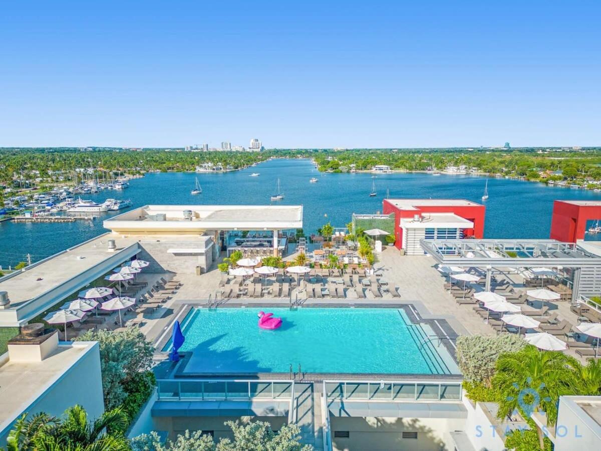 Rooftop Pool - Balcony - Hollywood Beach Broad - Walk Apartment Exterior photo