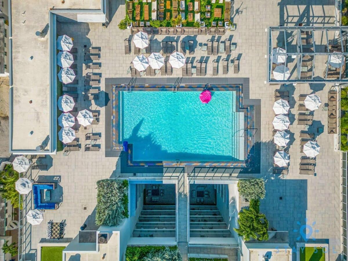 Rooftop Pool - Balcony - Hollywood Beach Broad - Walk Apartment Exterior photo